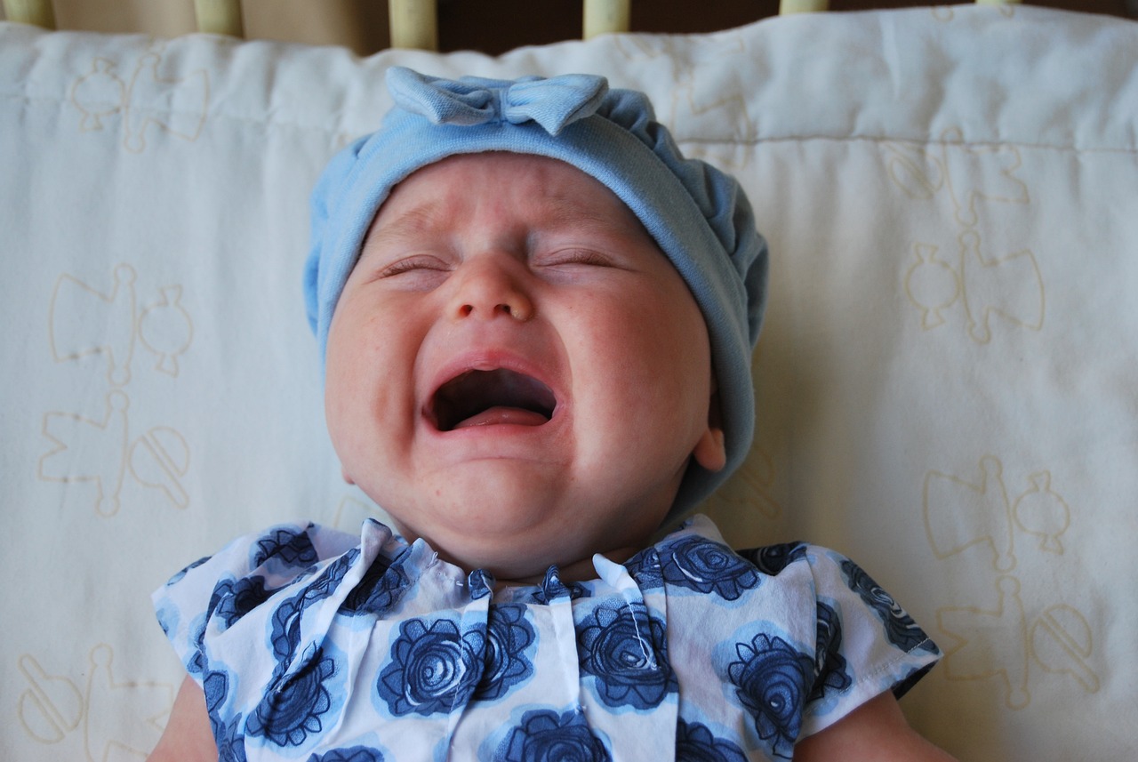 Bebê chorando sem motivo