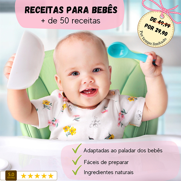 banner 50 receitas para bebês