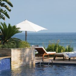 área de lazer de juquehy praia hotel