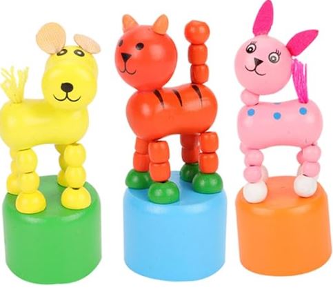 fantoche de madeira - brinquedos de madeira para crianças