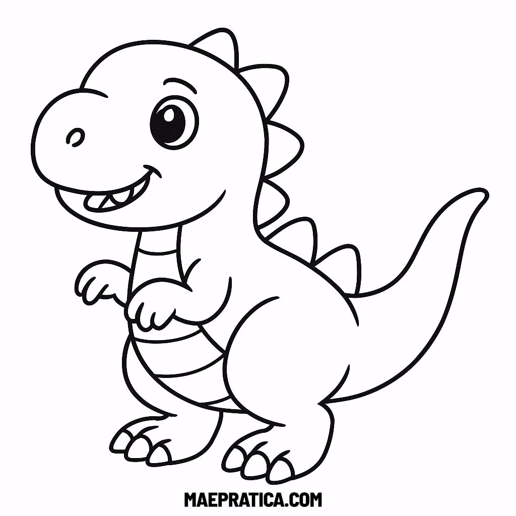 dinossauro para imprimir e colorir