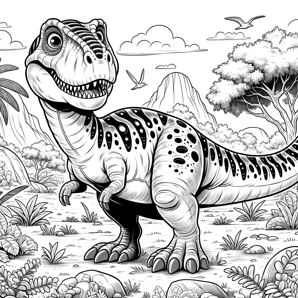 dinossauro para imprimir e colorir