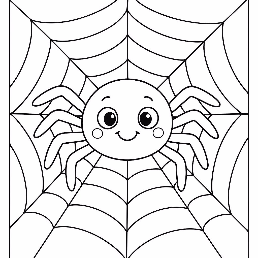 desenho de aranha para imprimir e colorir , desenho de aranha para as crianças pintarem